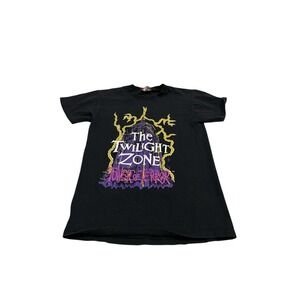 VTG Disney Tower of Terror Twilight Zone Shirt Size Small Glow In The Dark